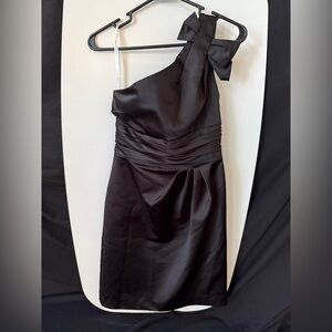 David's Bridal Elegant Black Gown